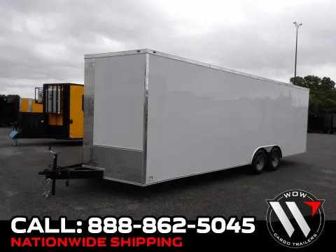 White 2026 Steel Pines Cargo 8.5X24 Enclosed for sale in Cochran, GA