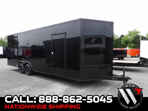 Black 2026 South GA Cargo 8.5X24 Enclosed for sale in Cochran, GA