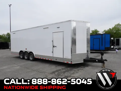 White 2026 Diamond Cargo 8.5X28 Enclosed for sale in Cochran, GA