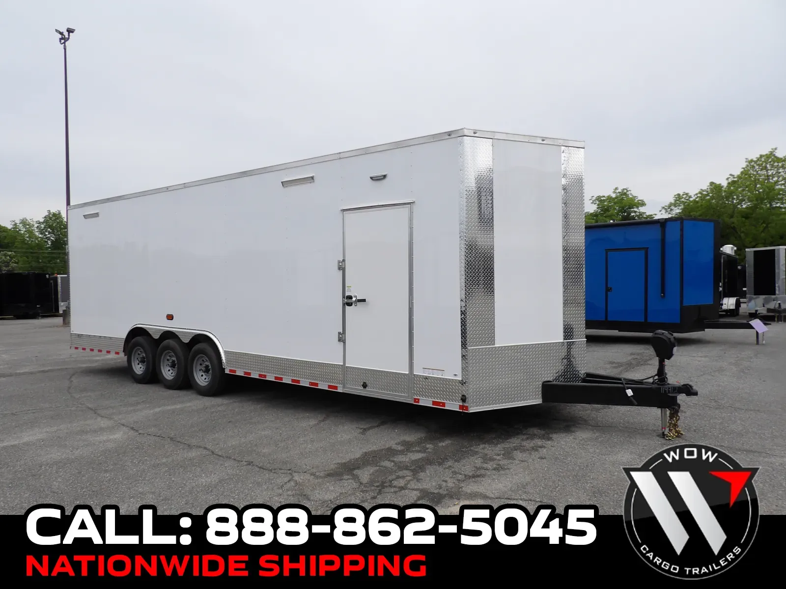 White 2026 Diamond Cargo 8.5X28 Enclosed for sale in Cochran, GA