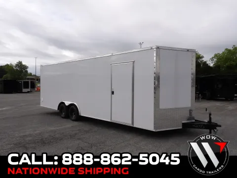 White 2025 Maximum Cargo 8.5x24 enclosed for sale in Cochran, GA