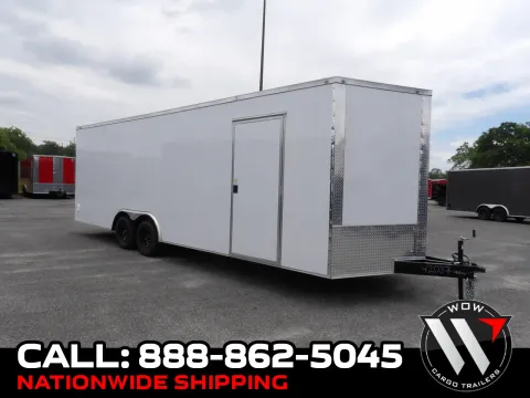 White 2025 Maximum Cargo 8.5x24 enclosed for sale in Cochran, GA