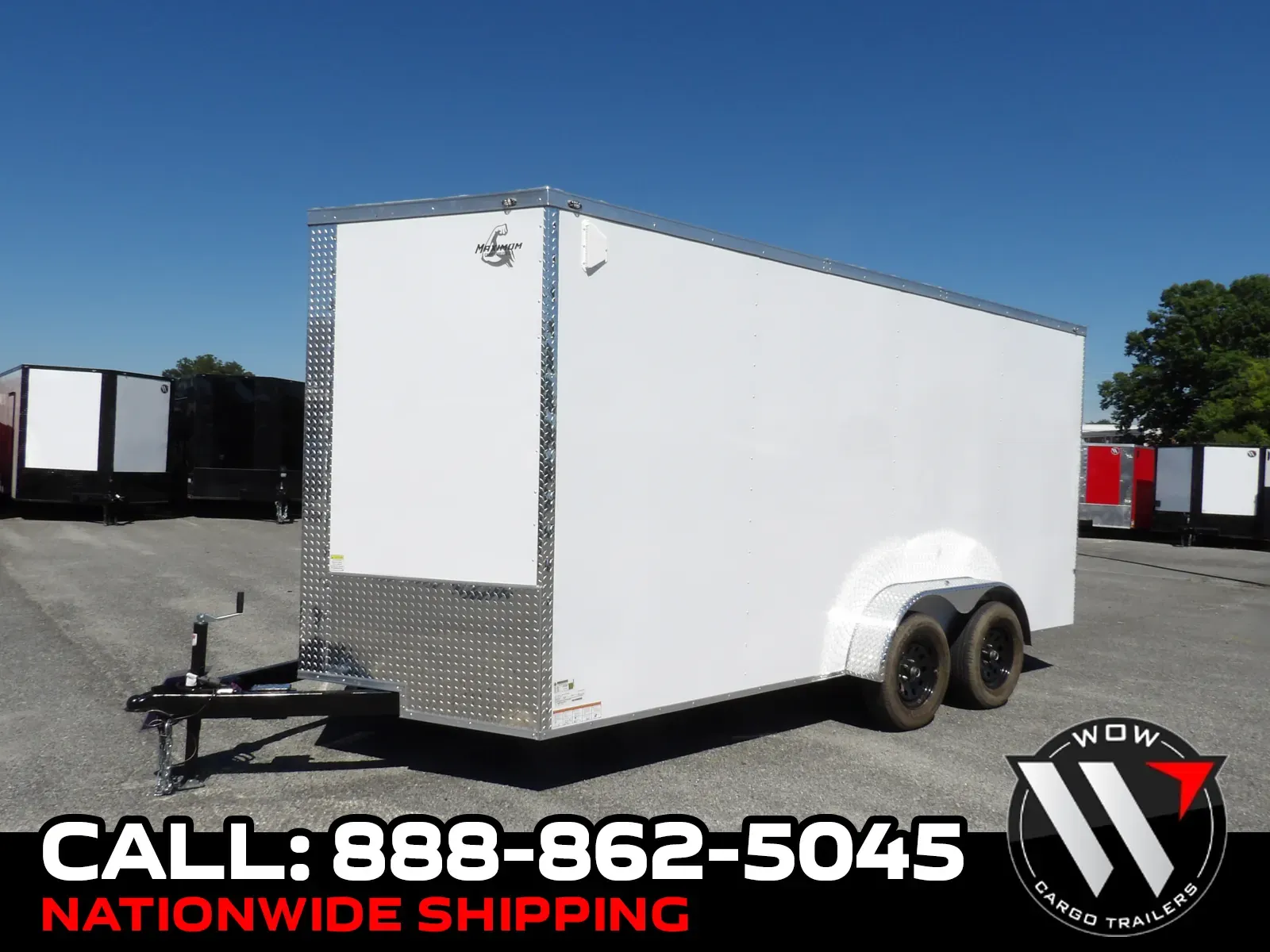 White 2026 Maximum Cargo 7X16 Enclosed for sale in Cochran, GA