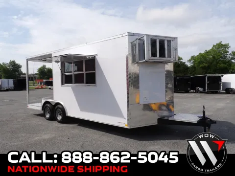 White 2026 Diamond Cargo 8.5X20 Enclosed for sale in Cochran, GA