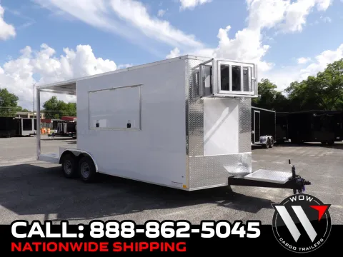 White 2026 Diamond Cargo 8.5X20 Enclosed for sale in Cochran, GA