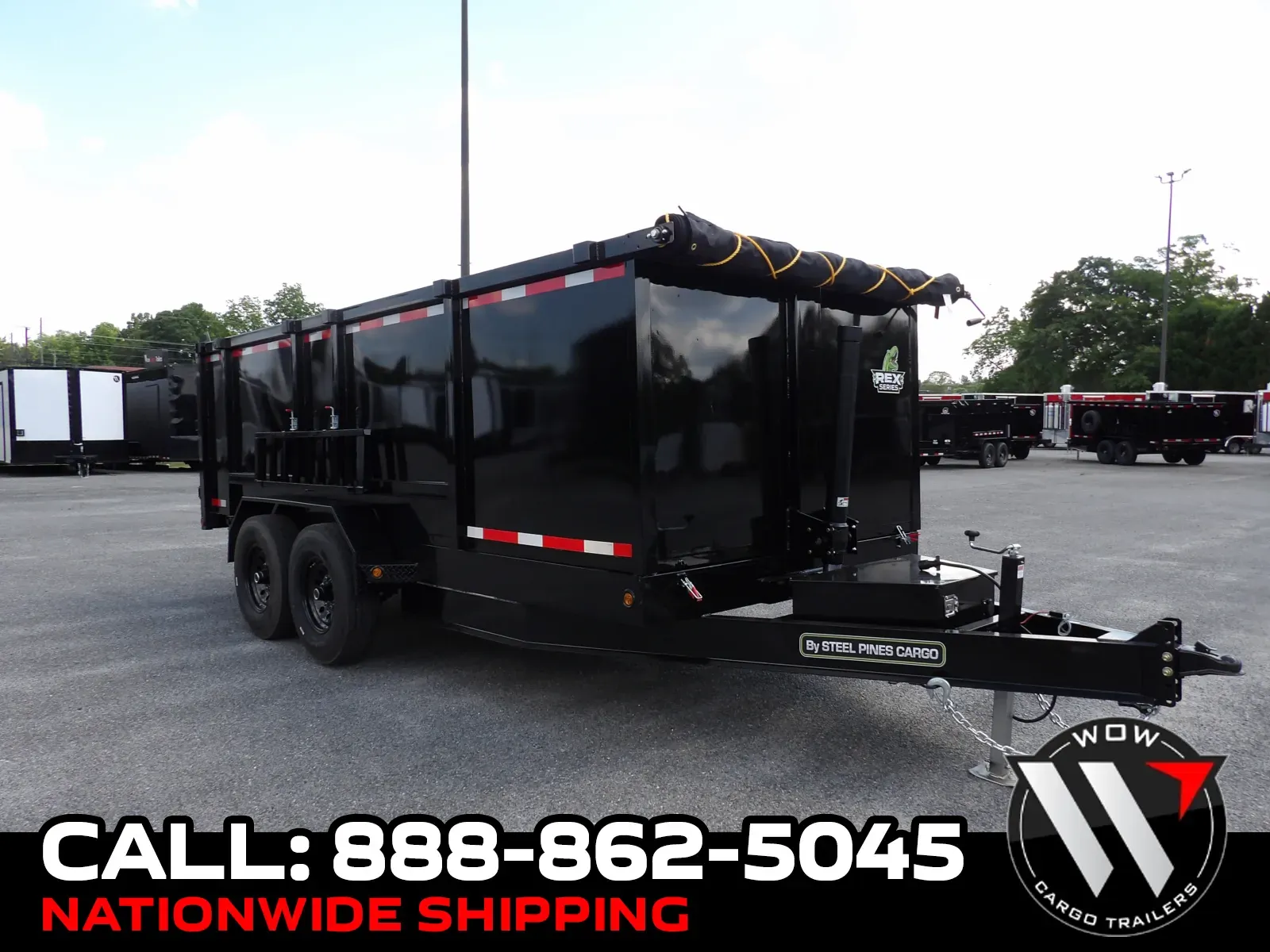 Black 2025 Steel Pines Cargo SP040576 for sale in Cochran, GA