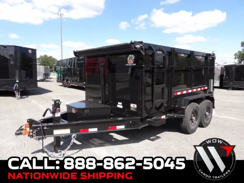 Black 2026 Panther Cargo 6X12 Dump for sale in Cochran, GA