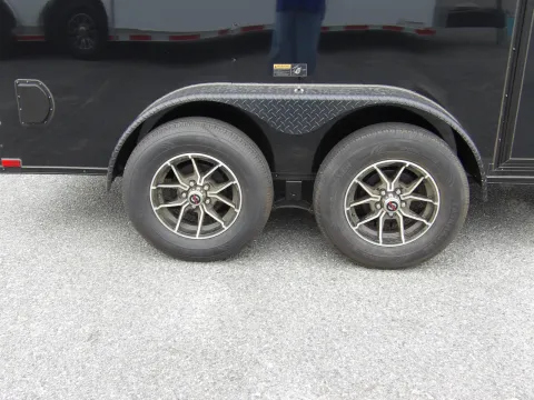 Another view of 2026 Hook & Line Cargo 6X12 Enclosed for sale in Cochran, GA at WOW Cargo Trailers