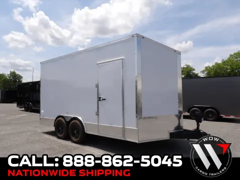 White 2026 Hook & Line Cargo 8.5X16 TA Custom for sale in Cochran, GA