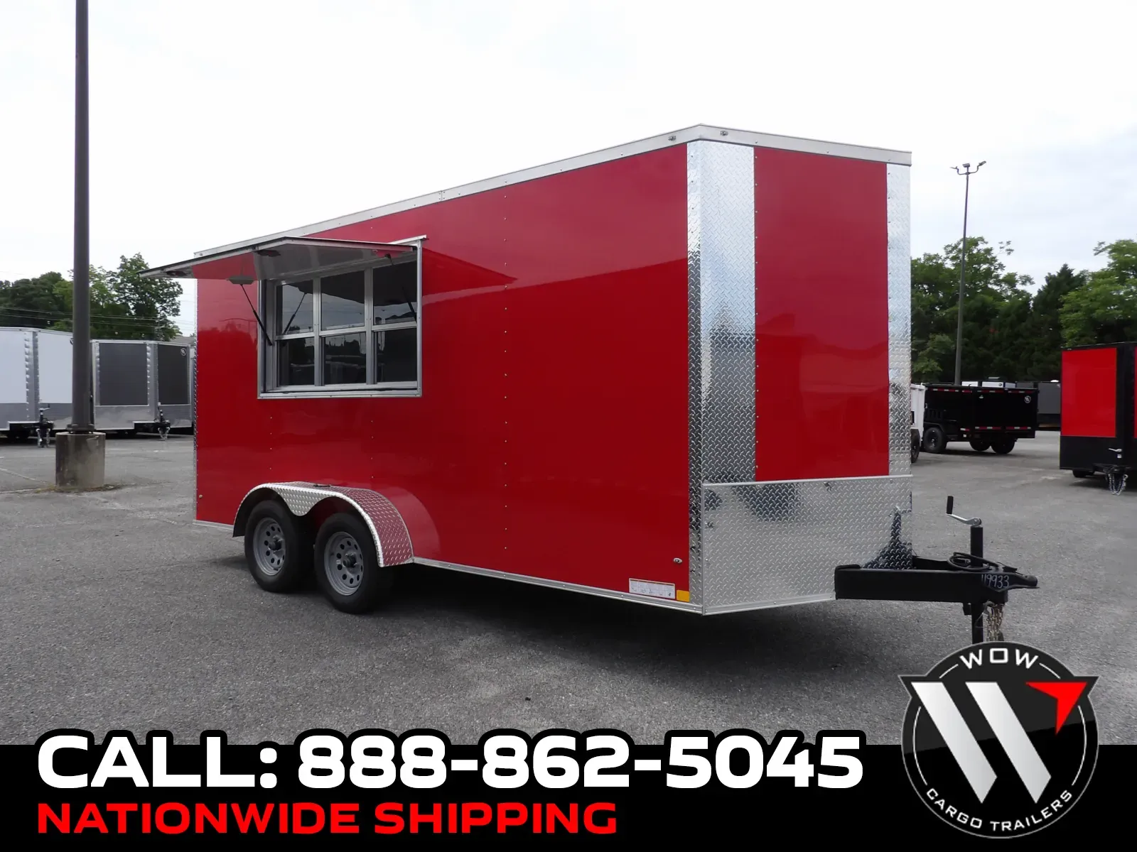 Red 2025 Diamond Cargo NH-DC-Con. Stock 5 for sale in Cochran, GA