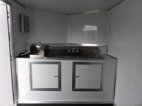 Another view of 2026 Diamond Cargo 7X16 Con Custom for sale in Cochran, GA at WOW Cargo Trailers