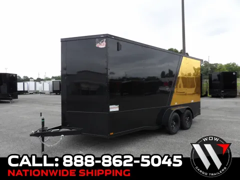 Black 2026 Quality Cargo 7X16 TA Custom for sale in Cochran, GA
