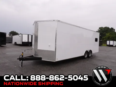 White 2026 Steel Pines Cargo 8.5X24 TA Custom for sale in Cochran, GA