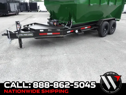 Black 2026 Steel Pines Cargo 14' BP Roll Off Trailer for sale in Cochran, GA