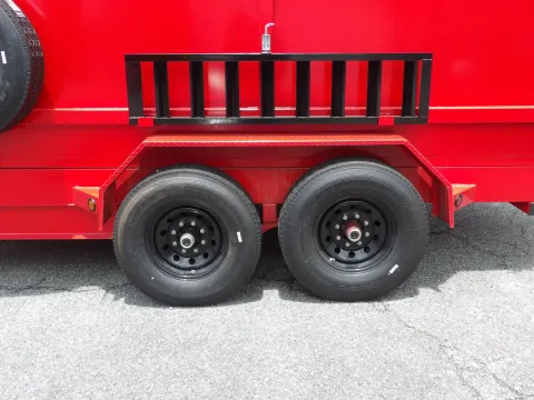 Another view of 2025 Steel Pines Cargo 7x16x4 7K for sale in Cochran, GA at WOW Cargo Trailers