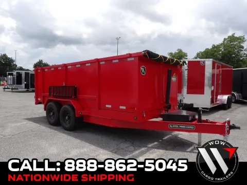 Red 2025 Steel Pines Cargo 7x16x4 7K for sale in Cochran, GA