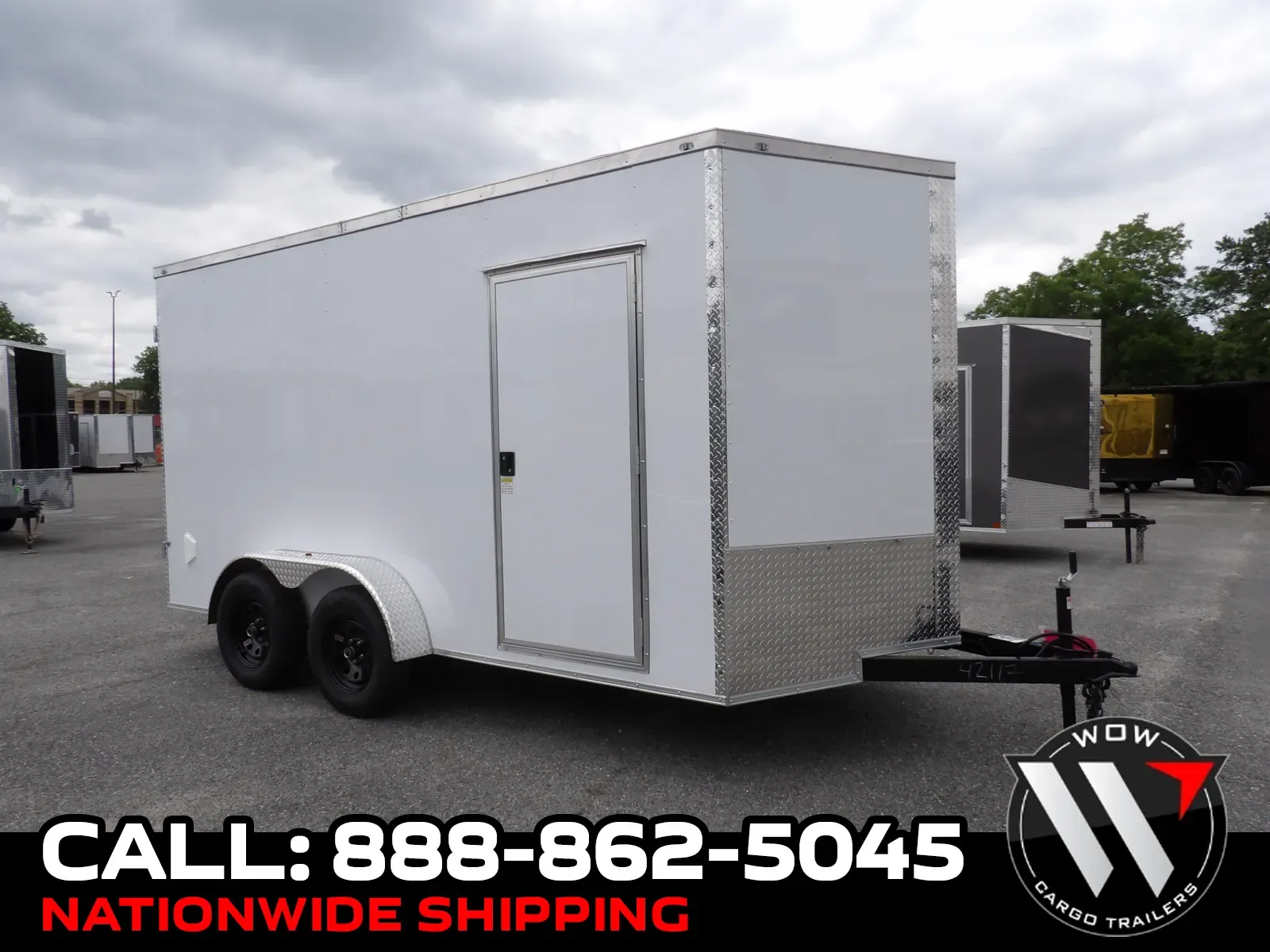 White 2026 Maximum Cargo 7X14 TA Custom for sale in Cochran, GA