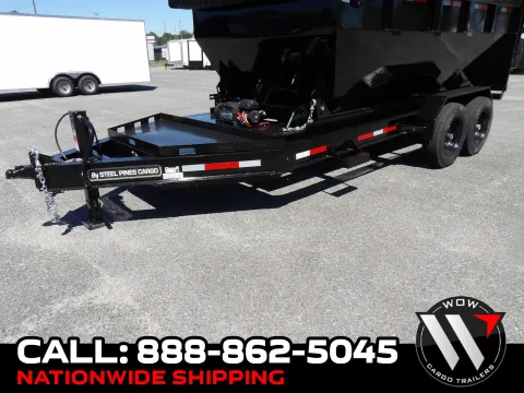 Black 2026 Steel Pines Cargo 14' BP Roll Off Trailer for sale in Cochran, GA