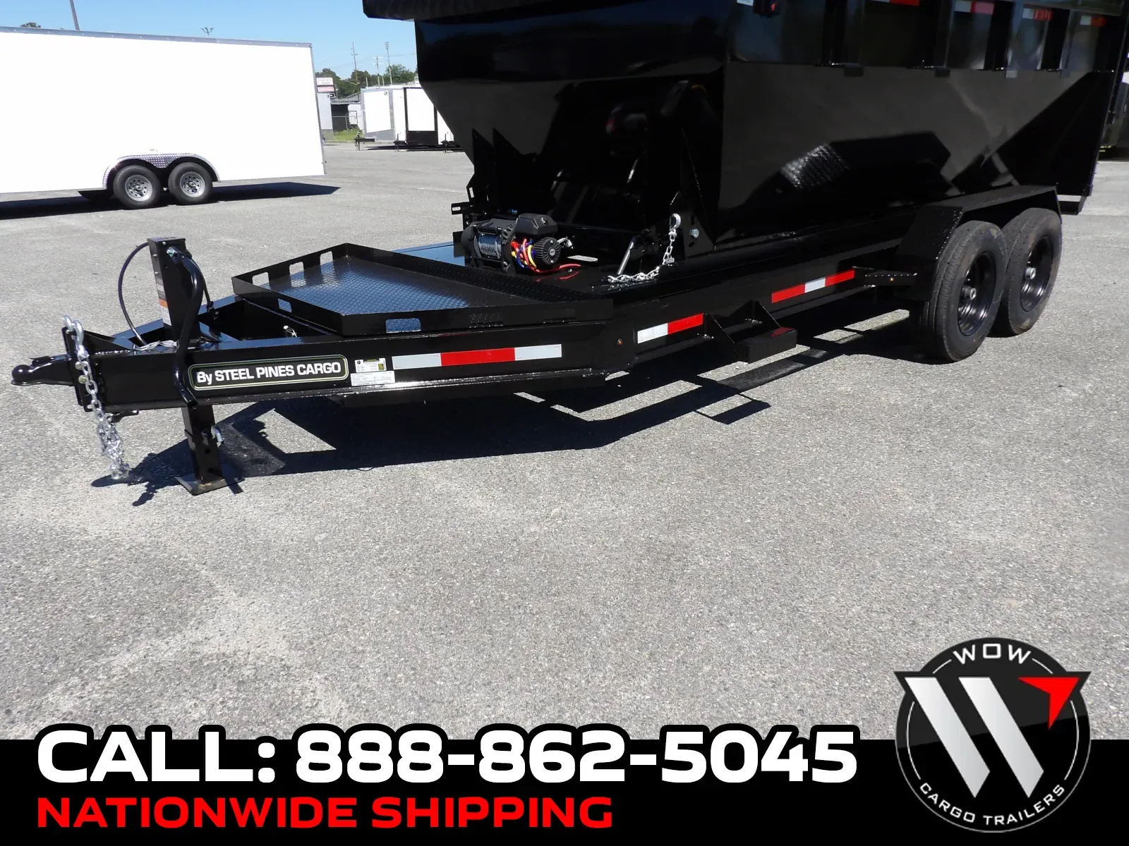 Black 2026 Steel Pines Cargo 14' BP Roll Off Trailer for sale in Cochran, GA