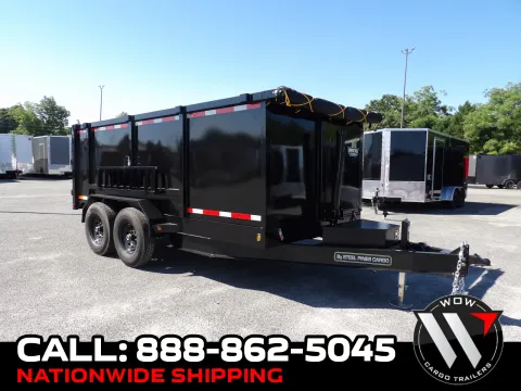 Black 2026 Steel Pines Cargo 7X14X4 for sale in Cochran, GA
