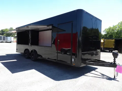 Another view of 2026 Hook & Line Cargo 8.5X24 Race Ready for sale in Cochran, GA at WOW Cargo Trailers