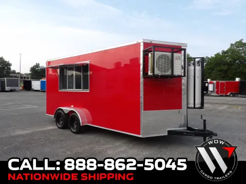 Red 2026 Maximum Cargo 7X16 Con Custom for sale in Cochran, GA