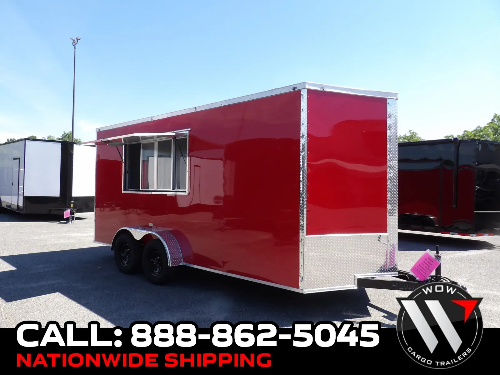 Red 2026 Maximum Cargo 7X16 Con Custom for sale in Cochran, GA