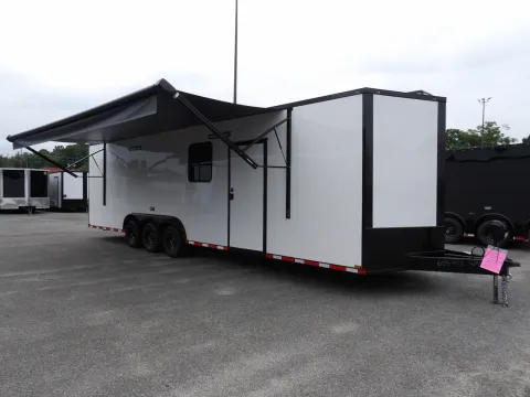 Another view of 2026 Hook & Line Cargo 8.5X30 Custom Race for sale in Cochran, GA at WOW Cargo Trailers