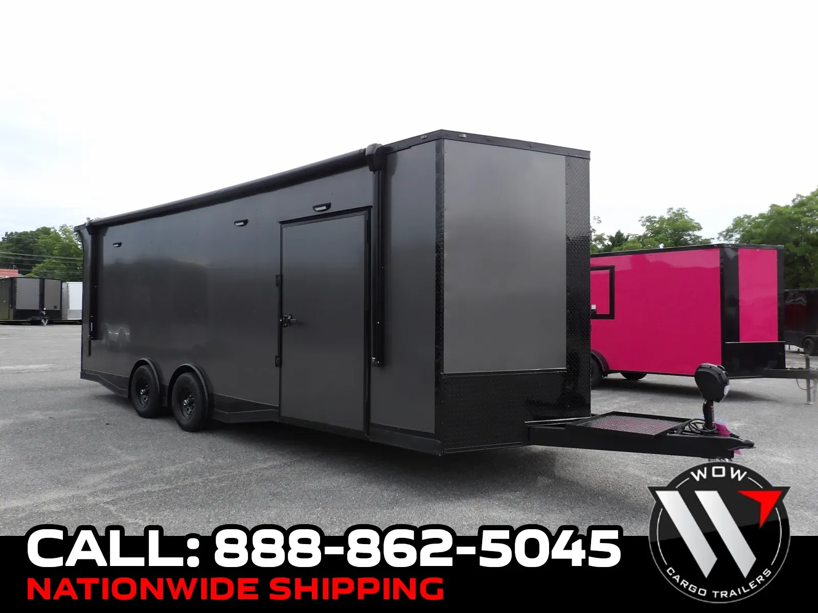 Black 2026 Steel Pines Cargo 8.5X24 Custom Race for sale in Cochran, GA