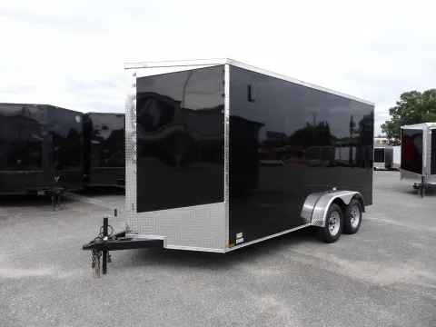 Another view of 2026 Seed Cargo 7X16 TA Custom for sale in Cochran, GA at WOW Cargo Trailers