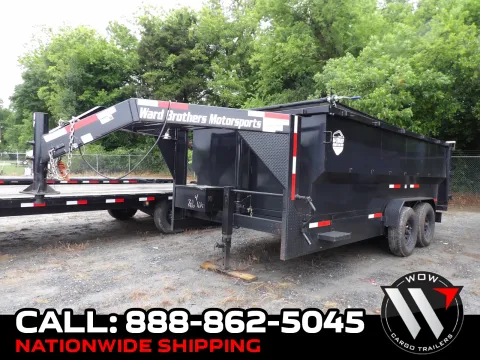 Black 2026 Texas Pride 7X16X4 GN Dump 8K for sale in Cochran, GA