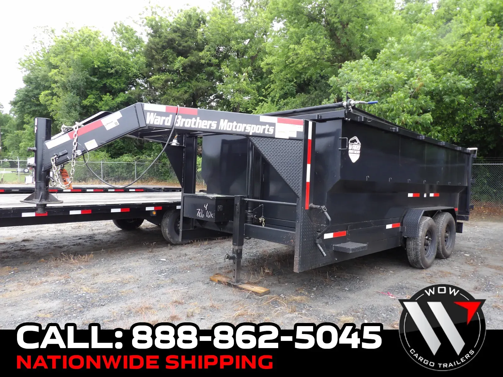 Black 2026 Texas Pride 7X16X4 GN Dump 8K for sale in Cochran, GA