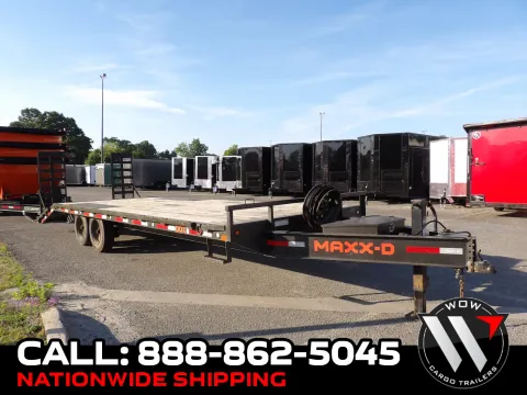 Black 2023 Maxx-D 22' BP Equipment Trailer 8K Derated for sale in Cochran, GA