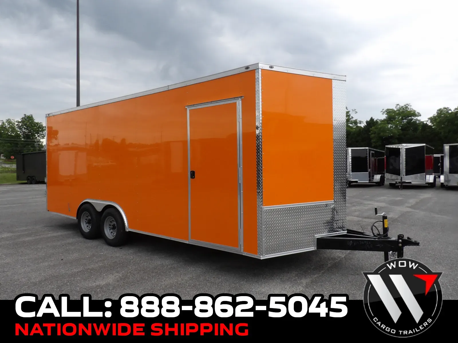 Orange 2026 Steel Pines Cargo 8.5X20 TA for sale in Cochran, GA