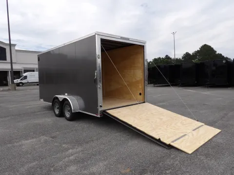 Photos of 2026 Hook & Line Cargo 7X16 TA Custom for sale in Cochran, GA at WOW Cargo Trailers