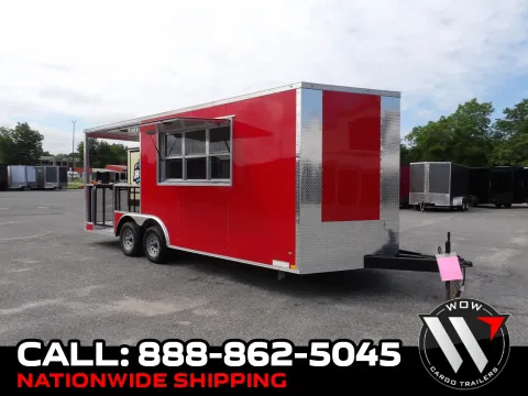 Red 2026 Diamond Cargo 8.5X20 BBQ Custom for sale in Cochran, GA