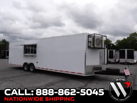 White 2026 Steel Pines Cargo 8.5X30 Con Custom for sale in Cochran, GA