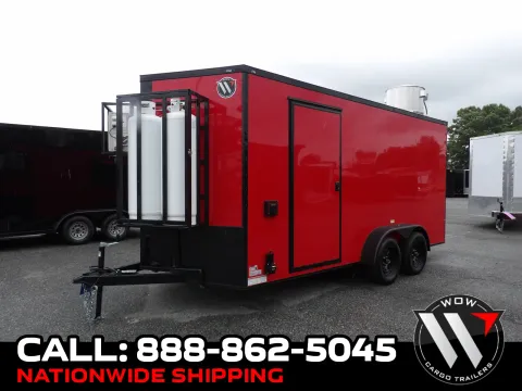 Red 2026 Maximum Cargo 7X16 Con Custom for sale in Cochran, GA