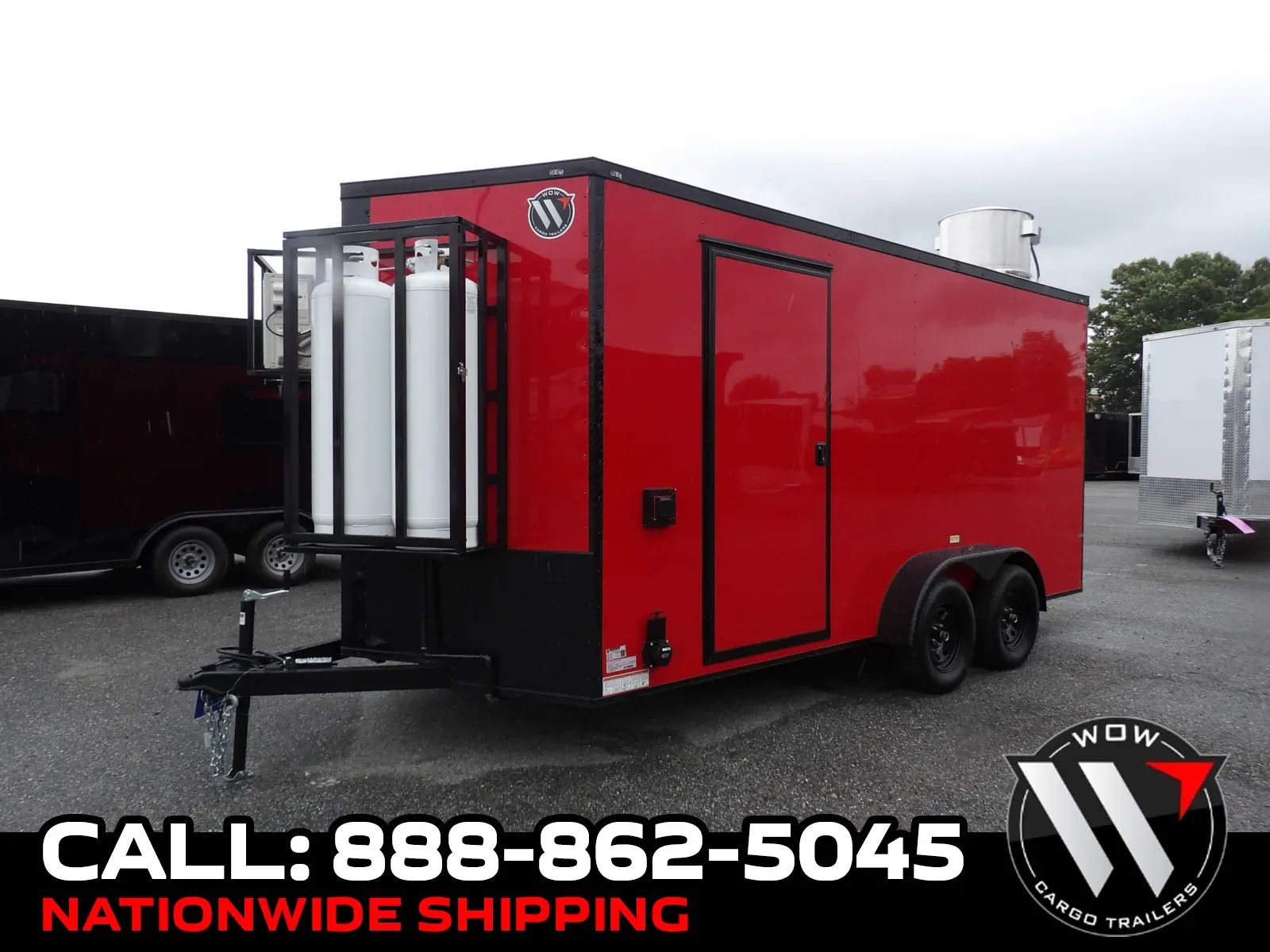 Red 2026 Maximum Cargo 7X16 Con Custom for sale in Cochran, GA