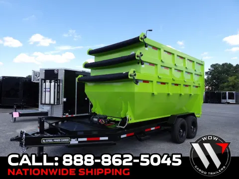 Green 2026 Steel Pines Cargo 14' Roll Off Bin for sale in Cochran, GA