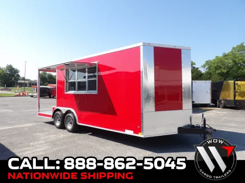 Red 2026 Diamond Cargo 8.5X20 BBQ Custom for sale in Cochran, GA