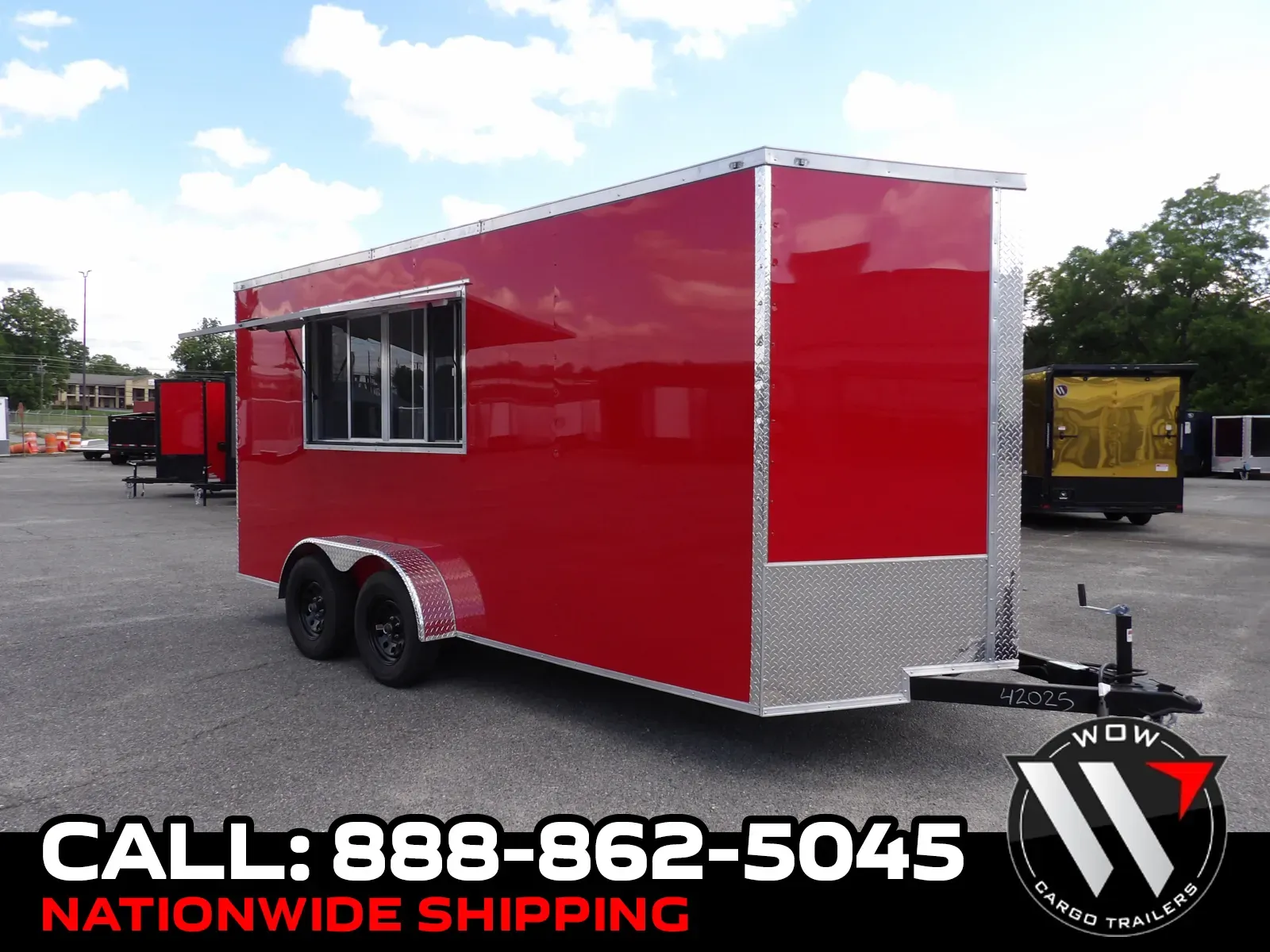 Red 2026 Maximum Cargo 7X16 Con Custom for sale in Cochran, GA