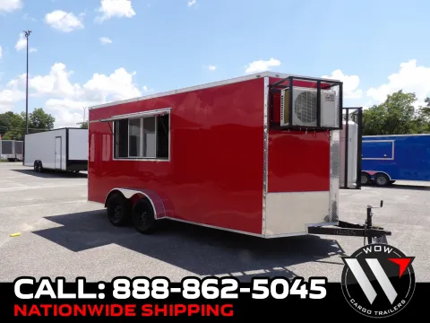 Red 2026 Maximum Cargo 7X16 Con Custom for sale in Cochran, GA