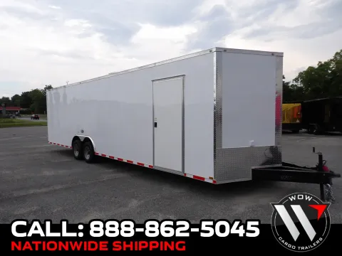White 2026 Hook & Line Cargo 8.5X30 Custom Race for sale in Cochran, GA