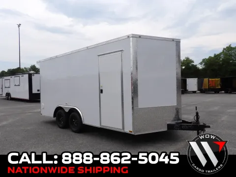 White 2026 Hook & Line Cargo 8.5X16 Custom for sale in Cochran, GA