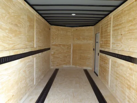 Photos of 2026 Hook & Line Cargo 7X16 TA Custom for sale in Cochran, GA at WOW Cargo Trailers