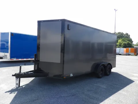 Another view of 2026 Hook & Line Cargo 7X16 TA Custom for sale in Cochran, GA at WOW Cargo Trailers