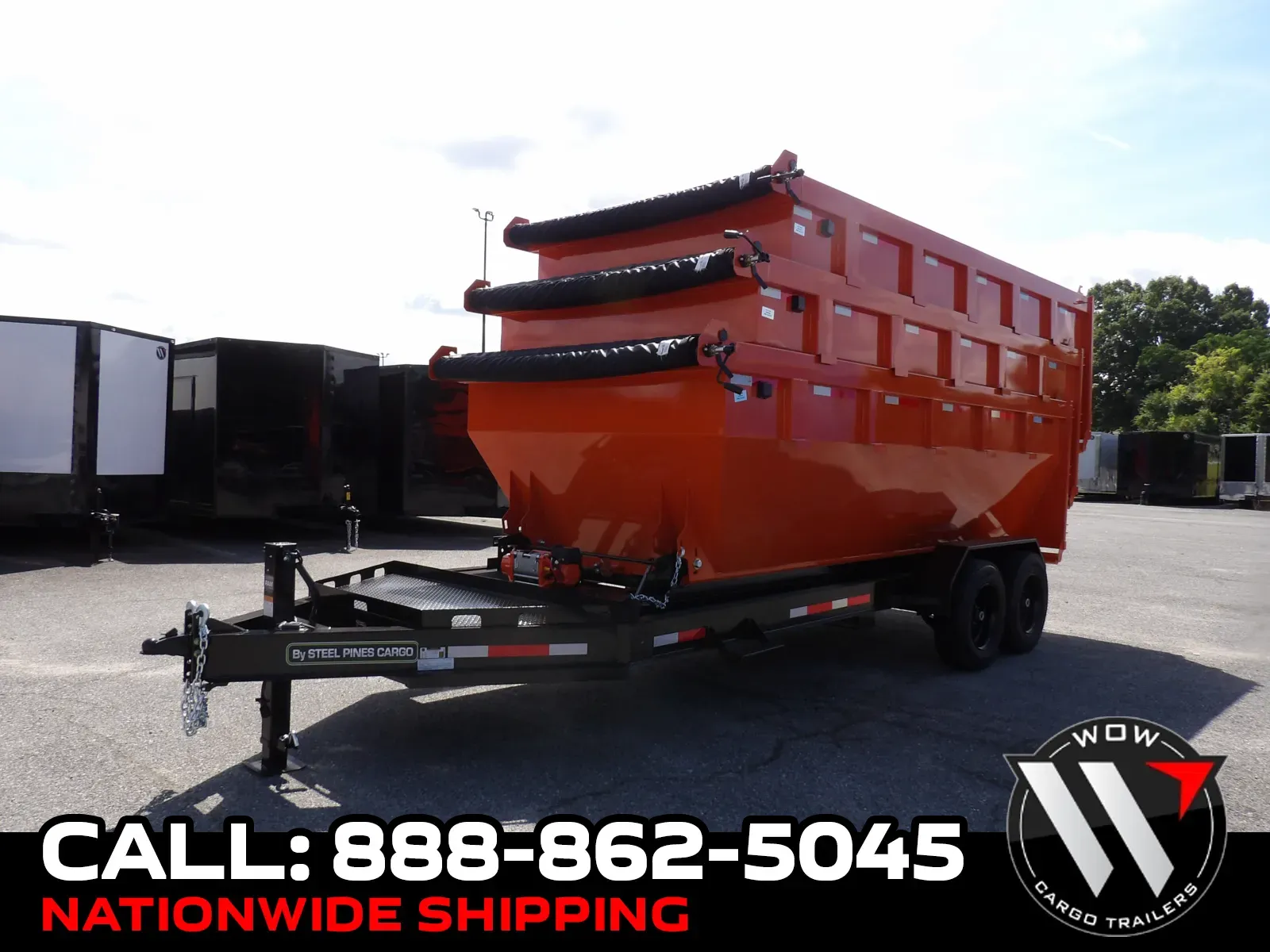 Orange 2026 Steel Pines Cargo 16' Roll Off Bin for sale in Cochran, GA
