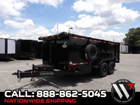 Black 2026 Steel Pines Cargo 7X16X4 for sale in Cochran, GA