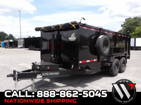 Black 2026 Steel Pines Cargo 7X16X4 for sale in Cochran, GA